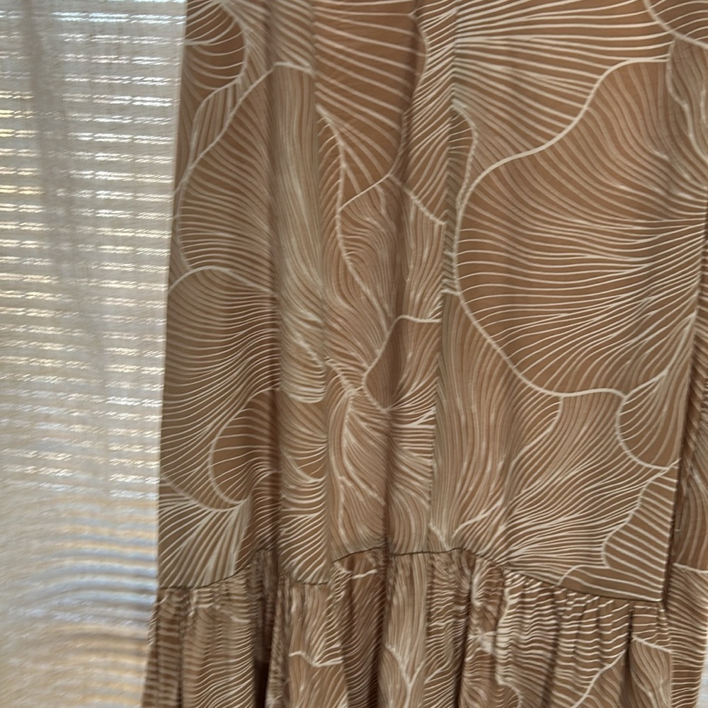 Prologue Tan Maxi Sundress Halter Neckline Sleeveless - Picture 5 of 5